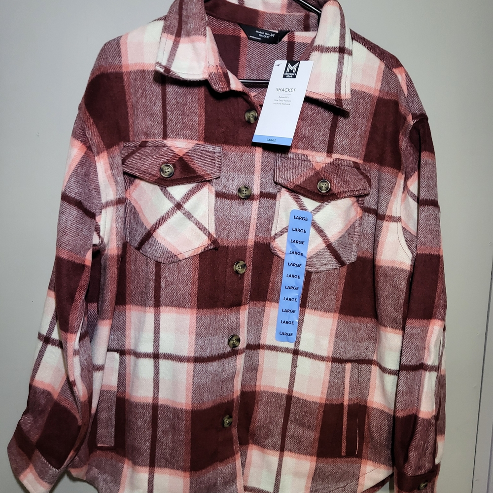 Member's Mark Plaid Shacket - Picture 4 of 12
